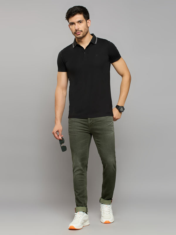 Men's Green Skinny Fit Jeans