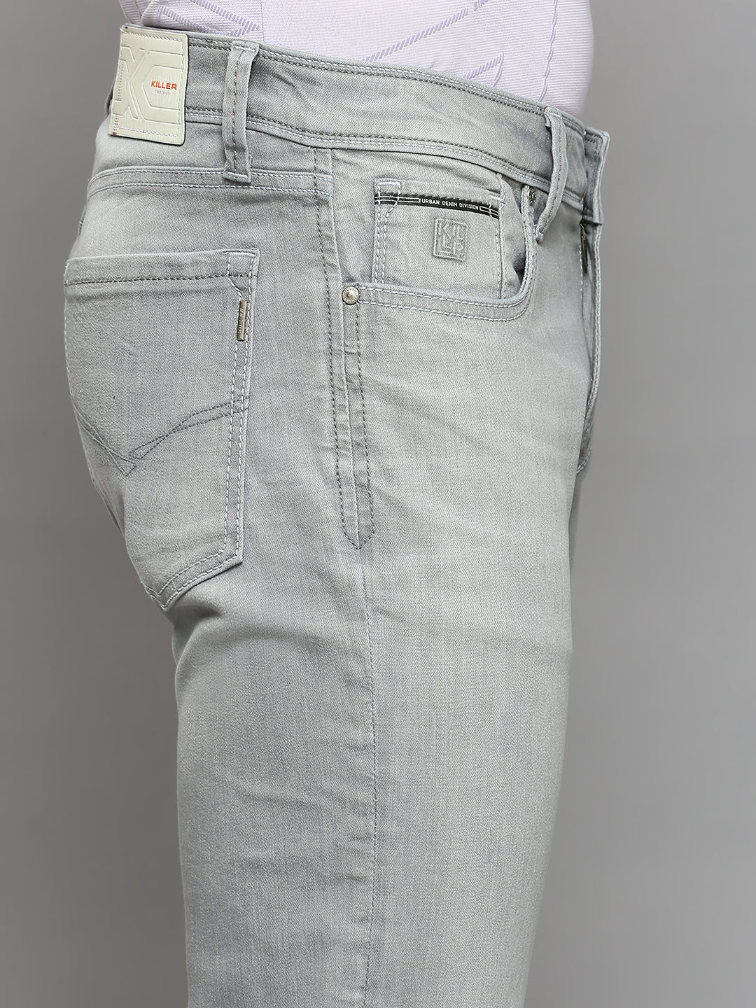 Men's Grey Skinny Fit Jeans