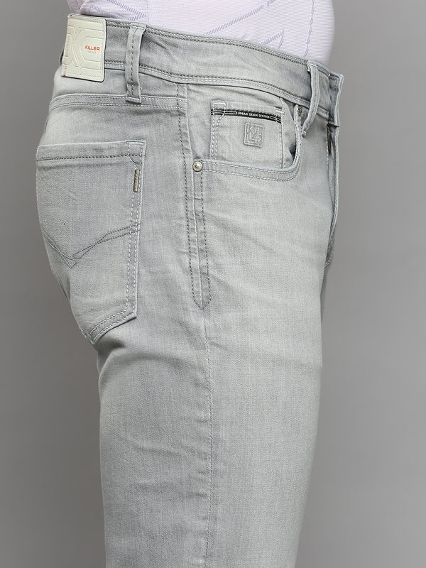 Men's Grey Skinny Fit Jeans