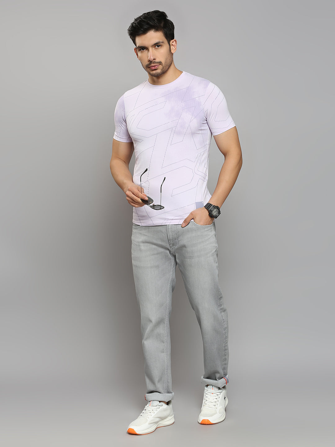 Men's Grey Skinny Fit Jeans