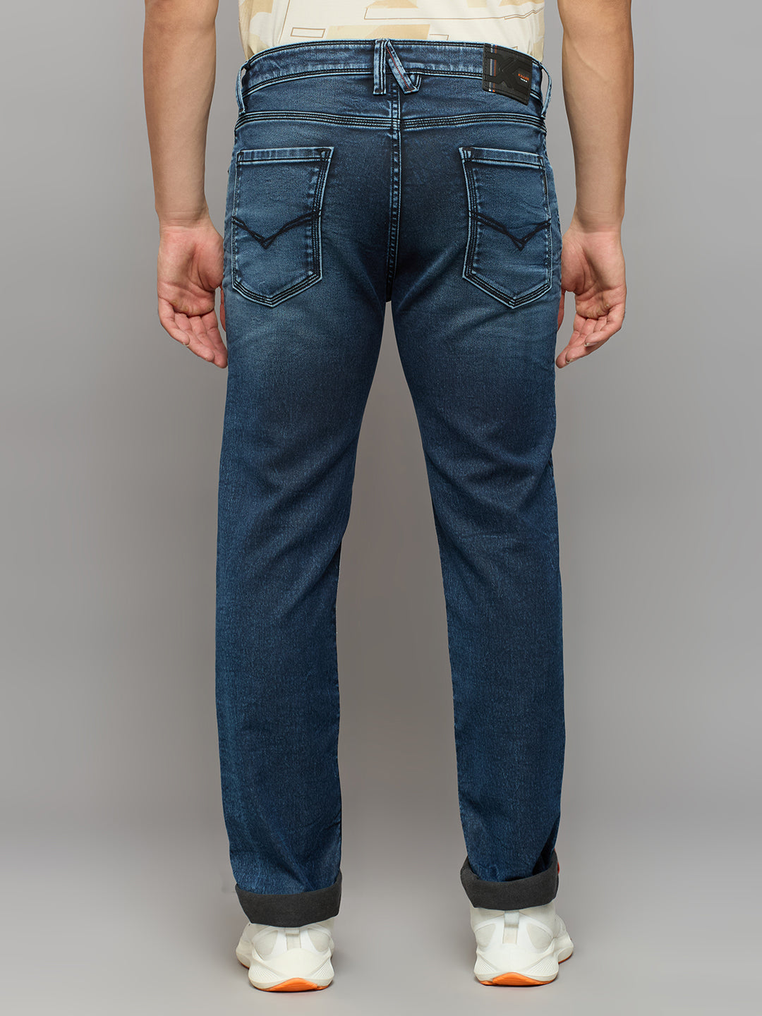 Men's Dark Blue Skinny Fit Jeans
