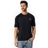 Men's Navy Solid Slim Fit T-Shirts