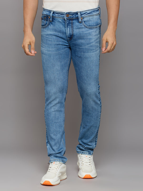 Men's Blue Slim Fit Jeans