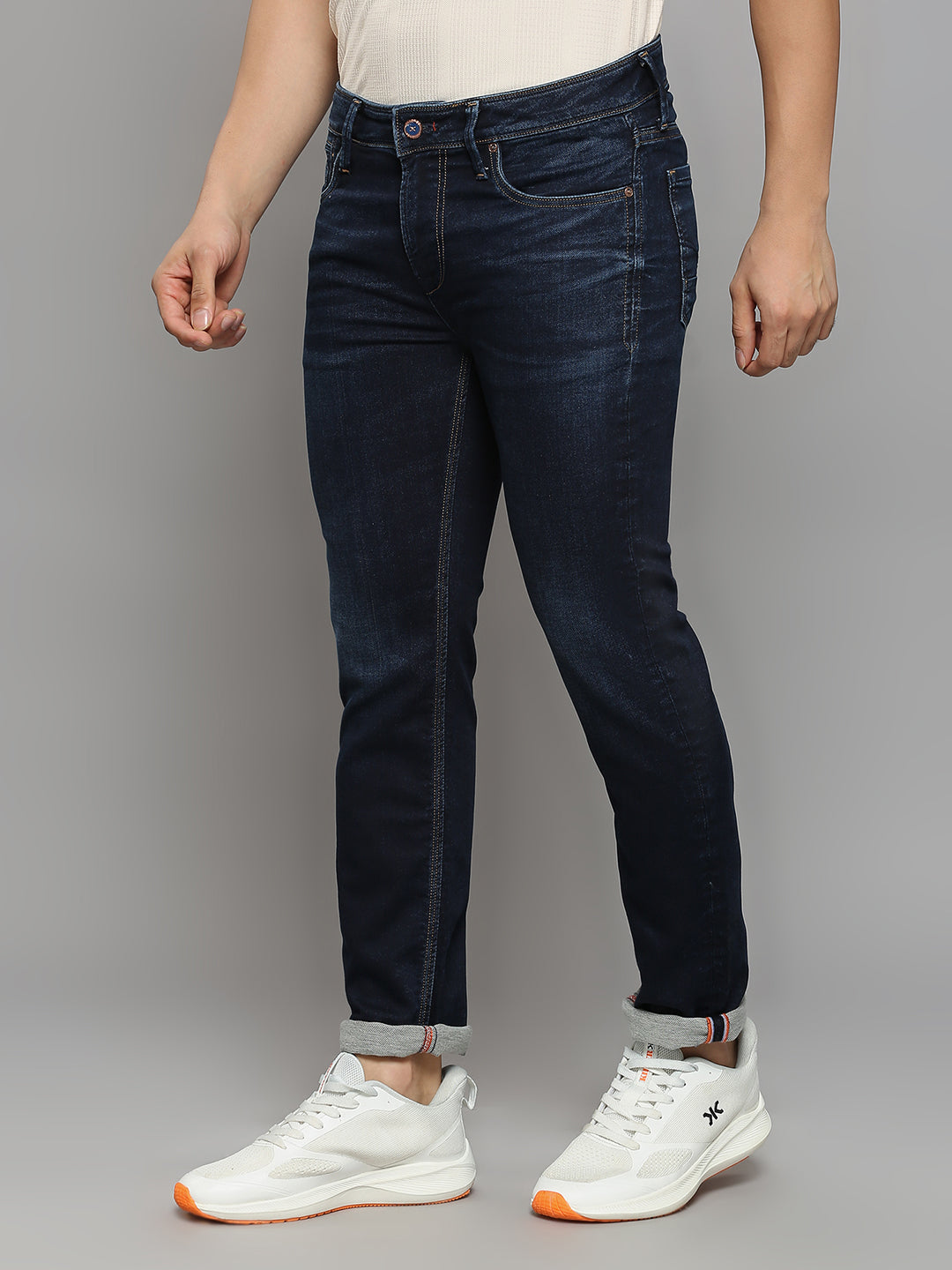 Men's Dark Blue Slim Fit Jeans