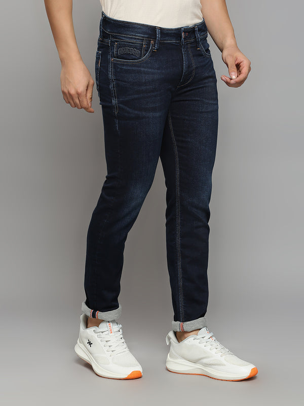Men's Dark Blue Slim Fit Jeans