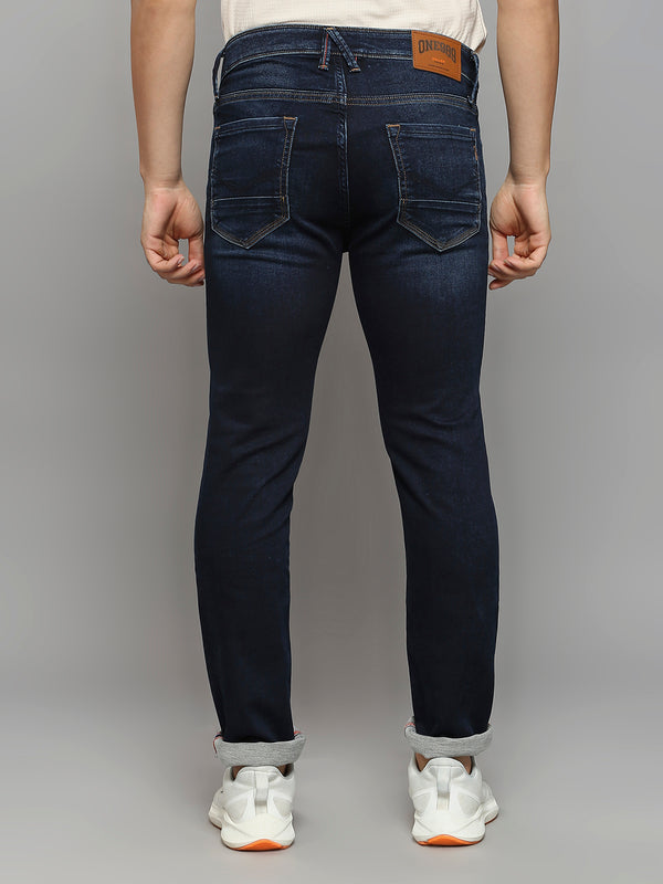 Men's Dark Blue Slim Fit Jeans