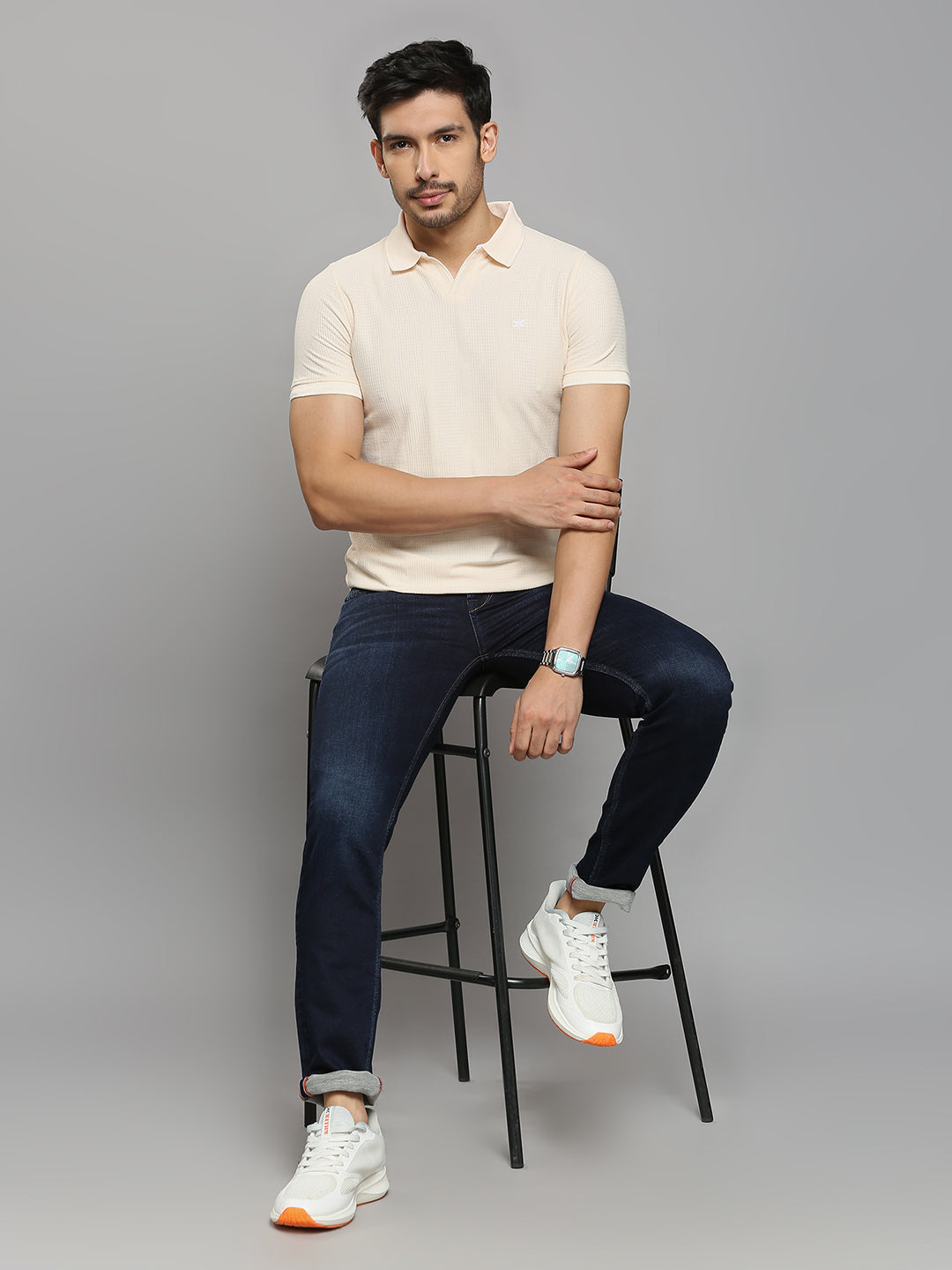 Men's Dark Blue Slim Fit Jeans