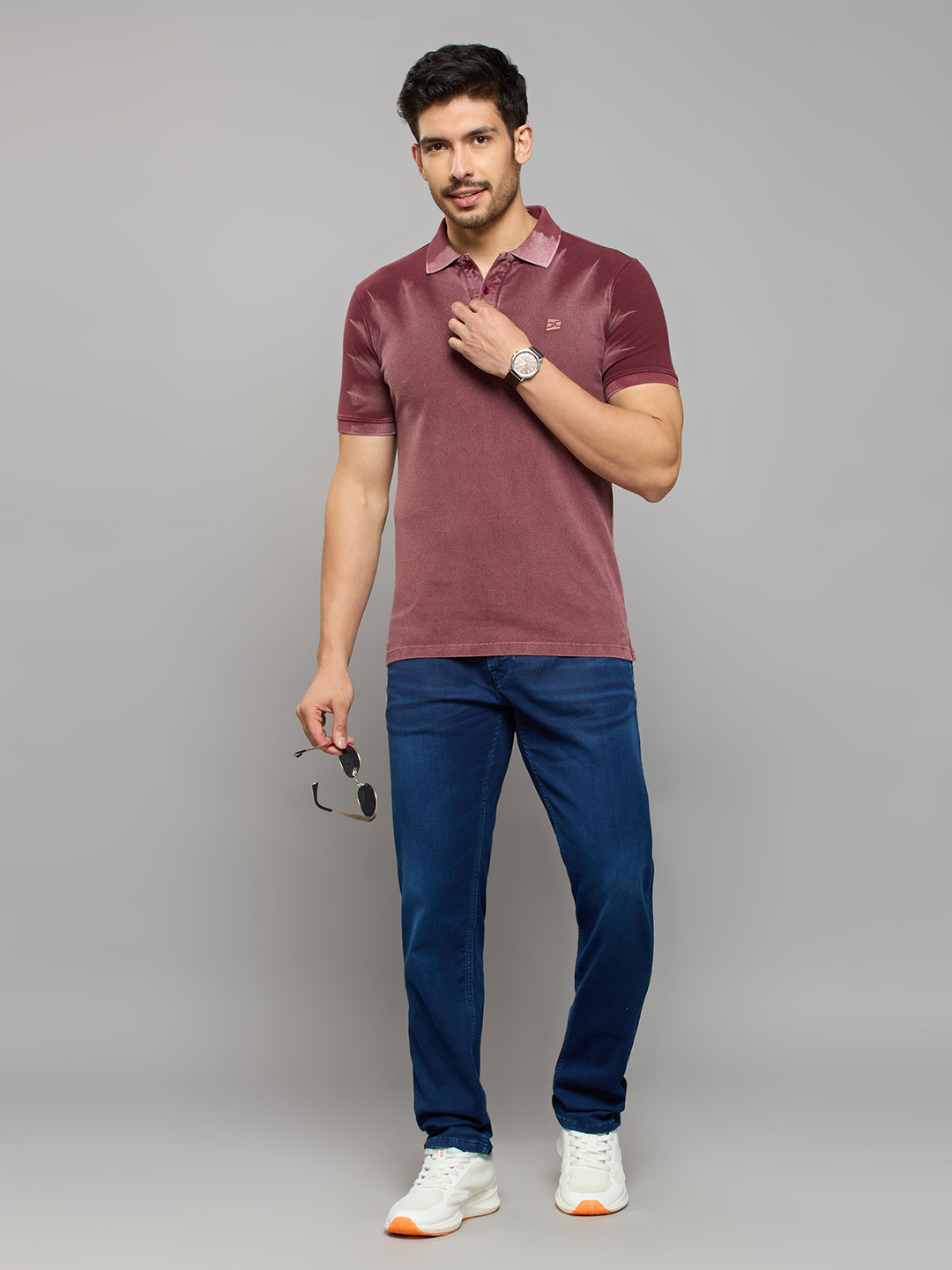 Men's Dark Blue Slim Fit Jeans