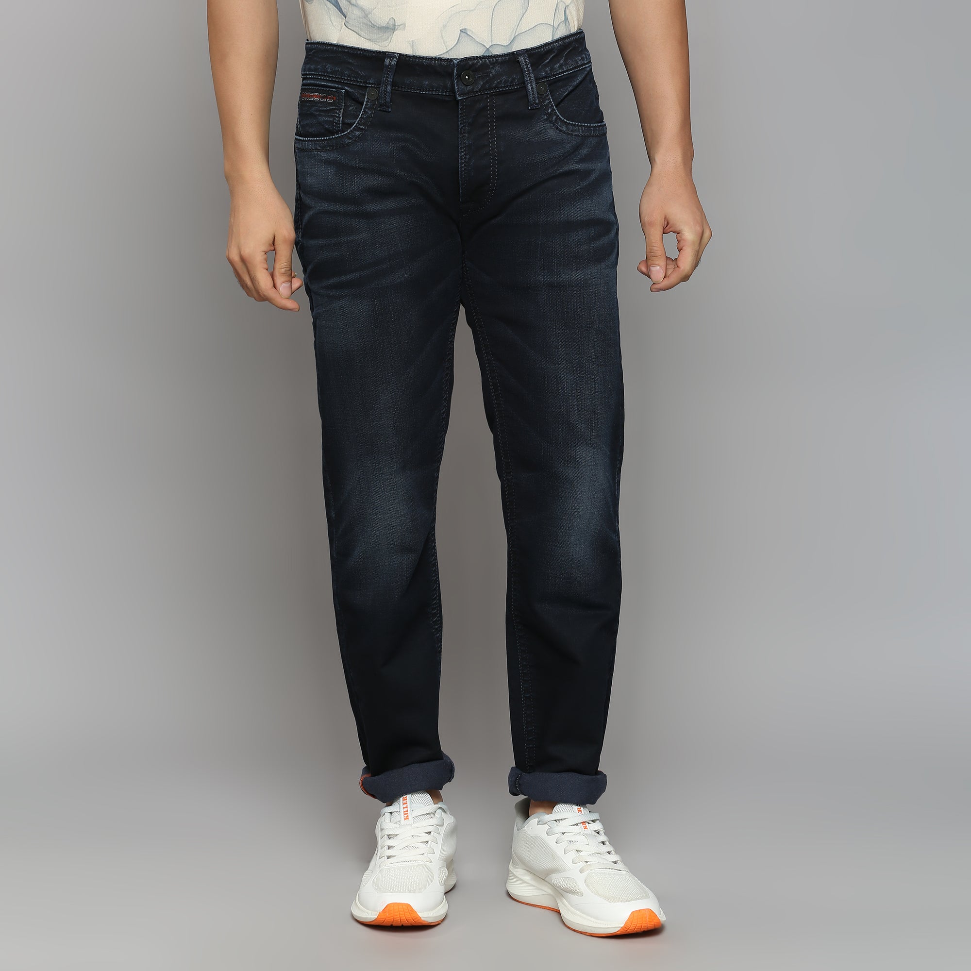 Men's Dark Blue Slim Fit Jeans