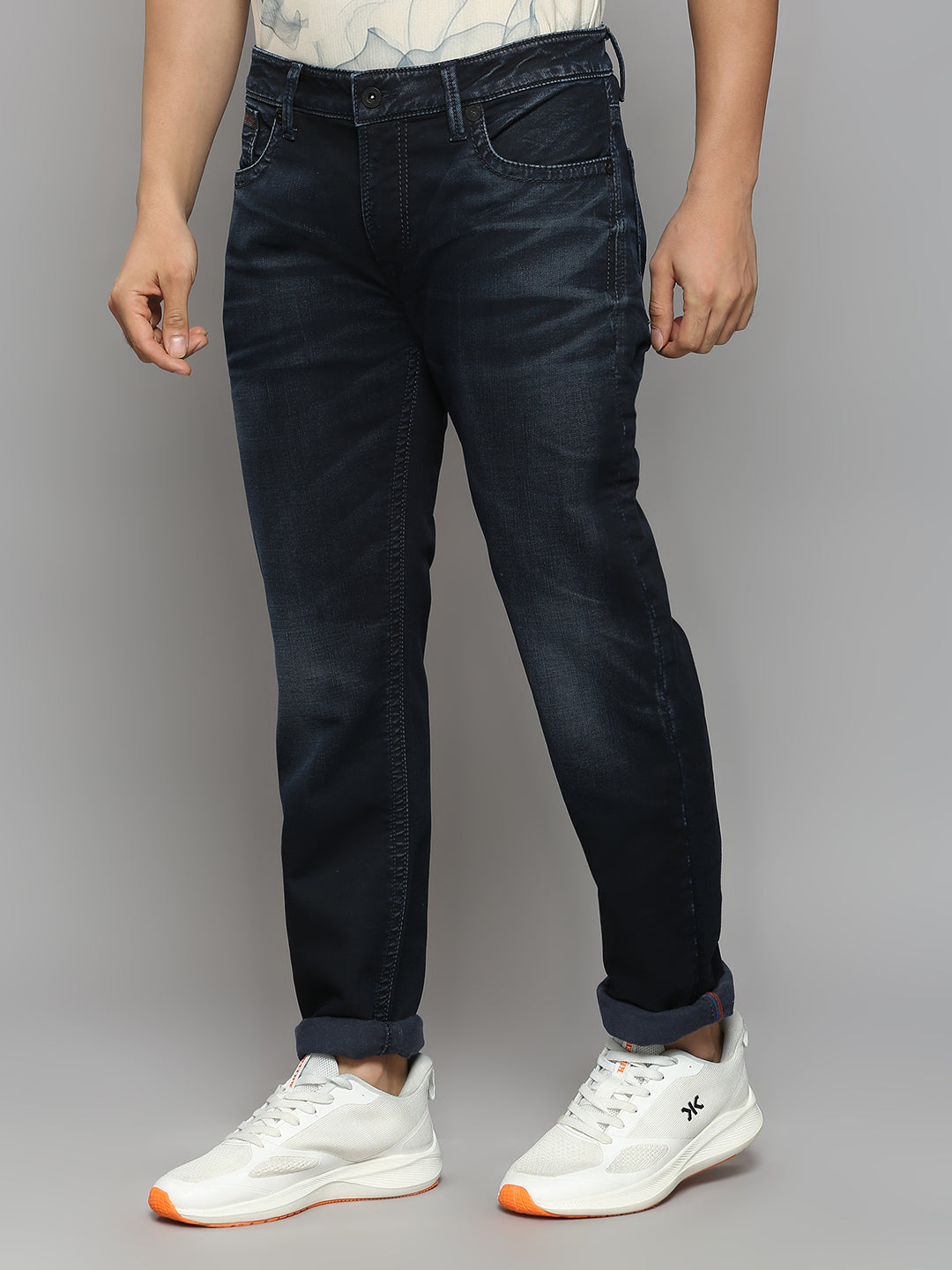 Men's Dark Blue Slim Fit Jeans