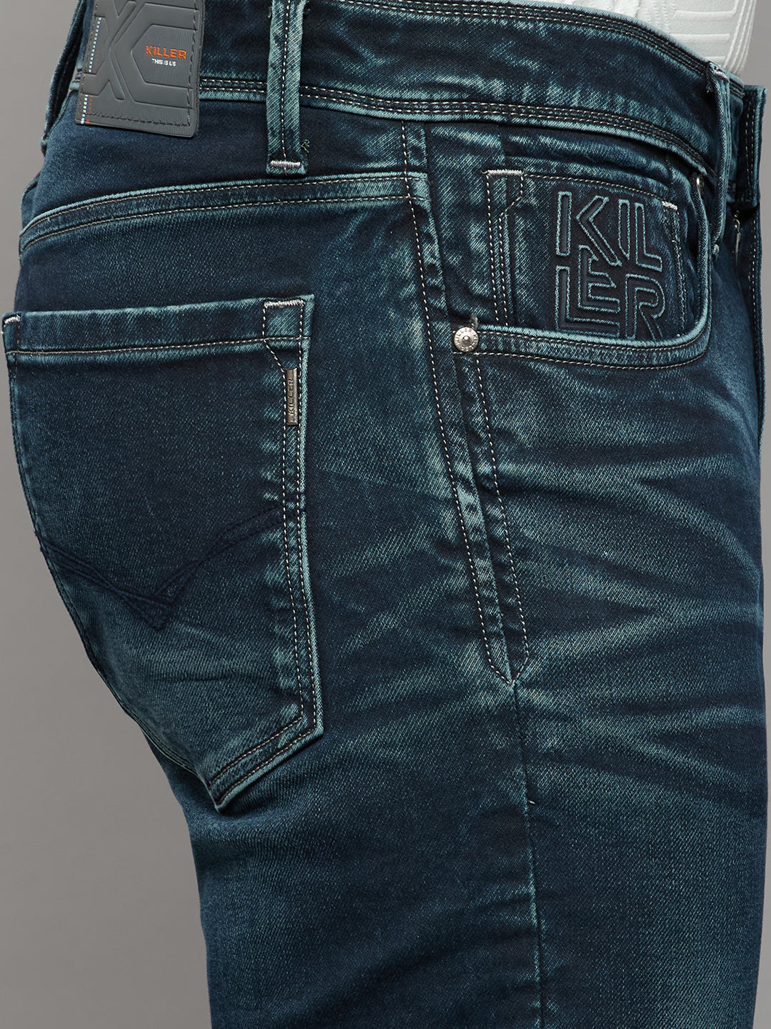 Men's Dark Blue Skinny Fit Jeans