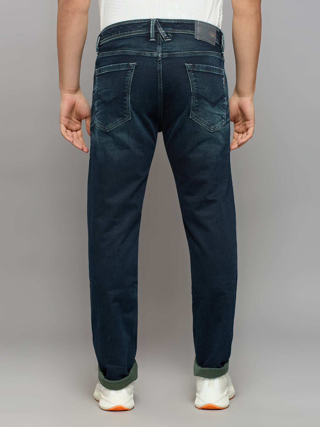 Men's Dark Blue Skinny Fit Jeans