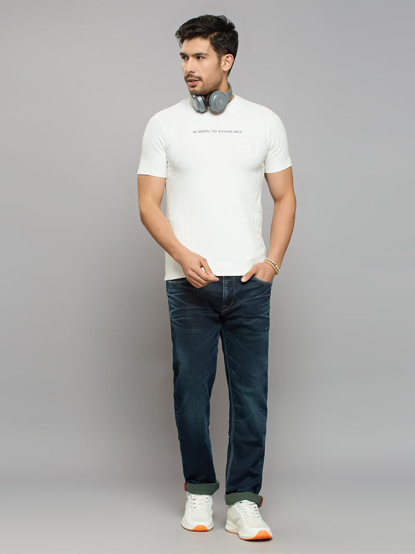 Men's Dark Blue Skinny Fit Jeans