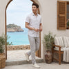 Men's Grey Printed Slim Fit Shirts