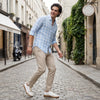 Men's Blue Checks Slim Fit Shirts