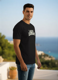 Men's Regular Fit Round Neck T-shirt - Black