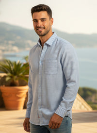 Full Sleeve Stripe Blue