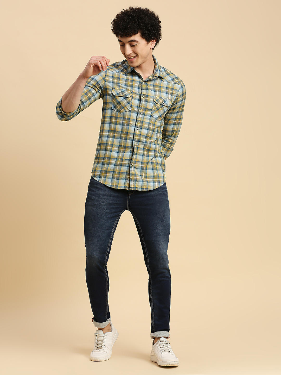 Killer Checks Burgandie Shirts For Men