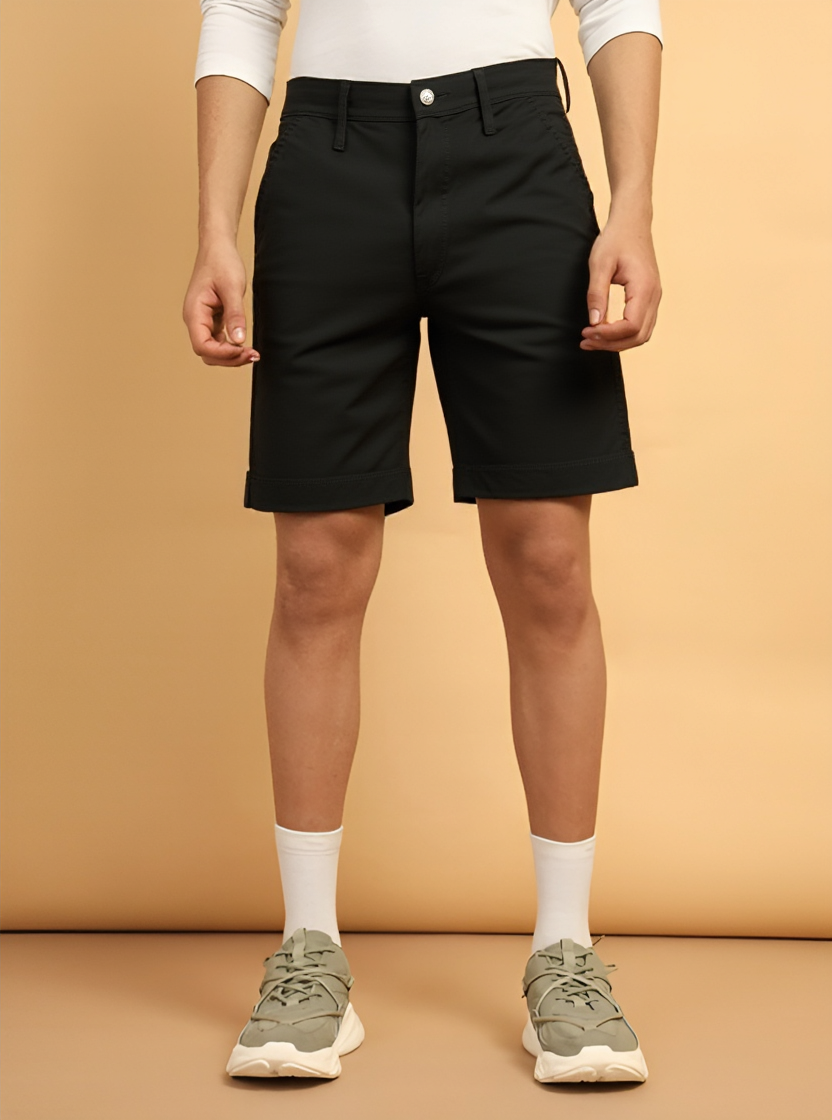 MEN'S SHORTS RELAX FIT- BLACK