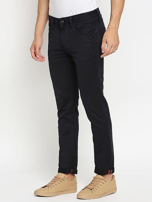 KILLER Men Navy Blue Slim Fit Solid Jeans