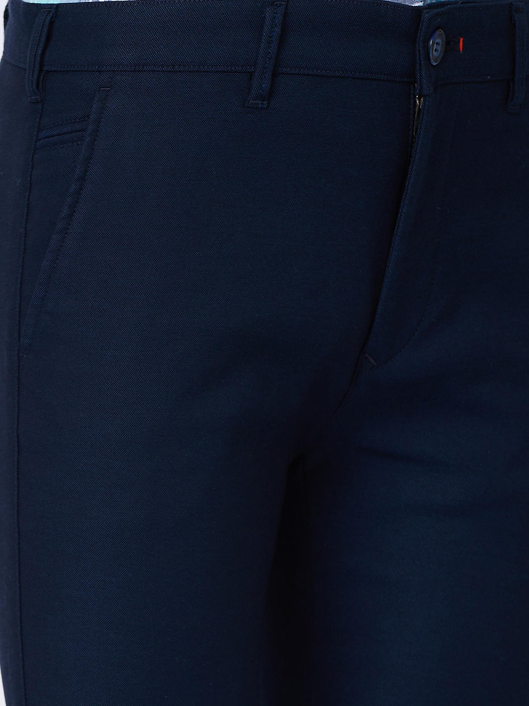 Killer Men Dark Brown Slim Fit Solid Casual Trousers