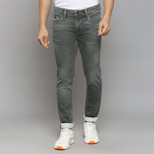 Men's Dark Grey Skinny Fit Jeans