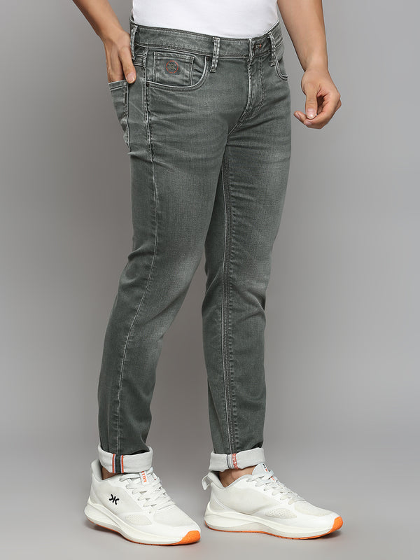 Men's Dark Grey Skinny Fit Jeans