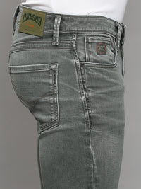 Men's Dark Grey Slim Fit Jeans