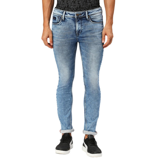 KILLER Men Light Blue Solid Jeans