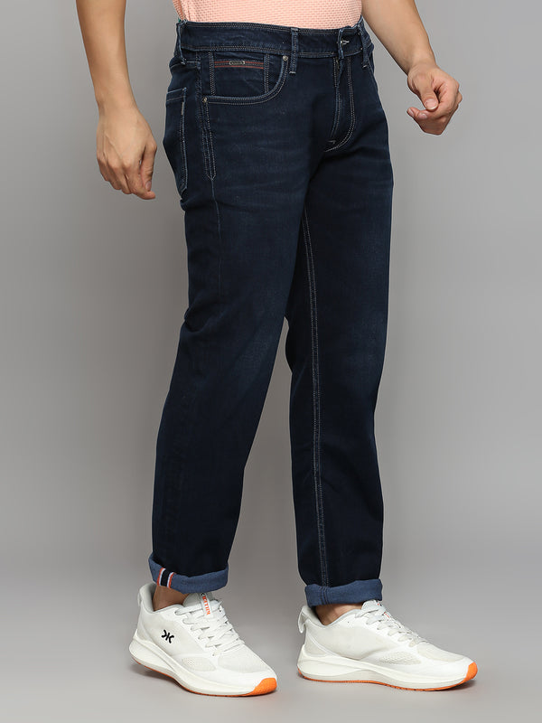 Men's Dark Blue Slim Fit Jeans