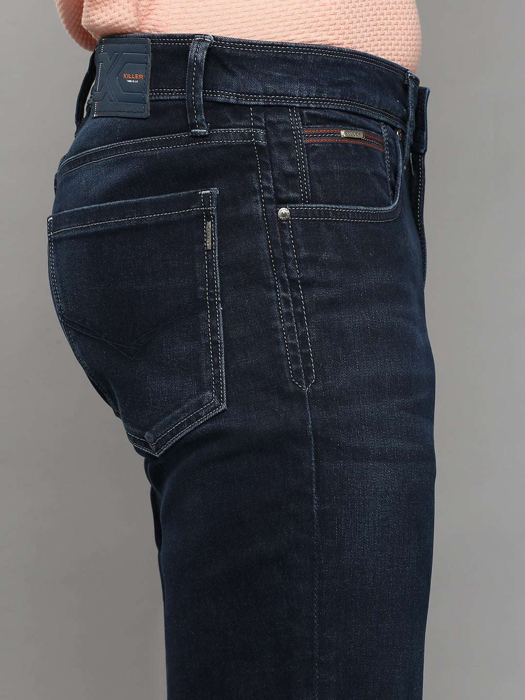 Men's Dark Blue Slim Fit Jeans