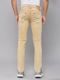 Men's Khaki Skinny Fit Jeans