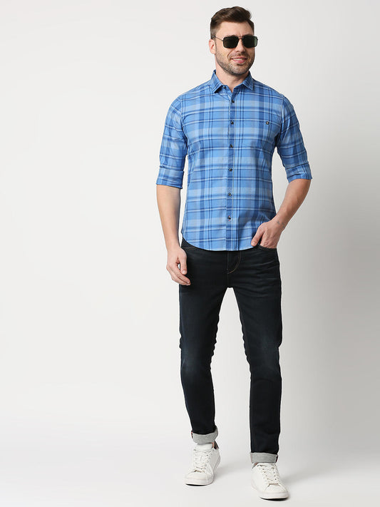 Killer Blue Solid Slim Fit Jeans