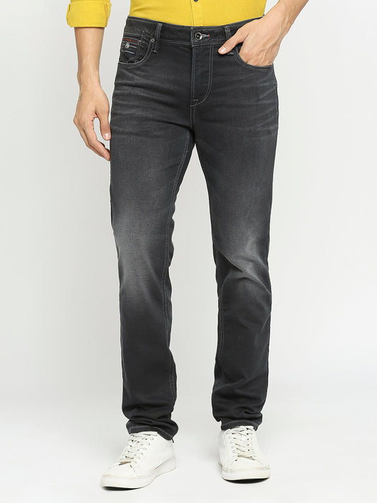 KILLER Men Dark Grey Slim Fit Solid Jeans