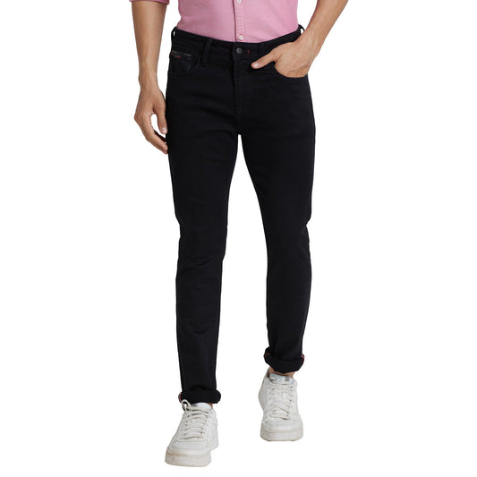 Killer Slim Fit Black Solid Jeans