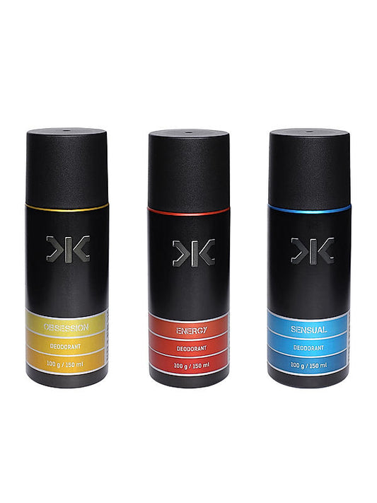 Killer Pack Of 3 Spary Deodorant Set ( 450 ml )