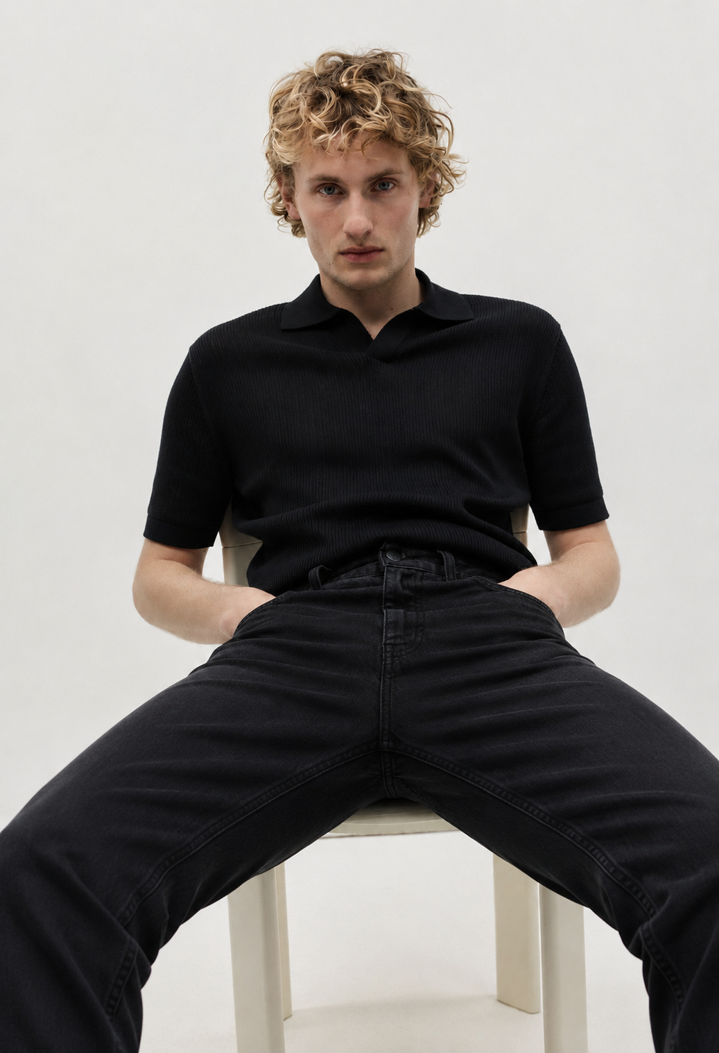 DENIM SLIM FIT- BLACK