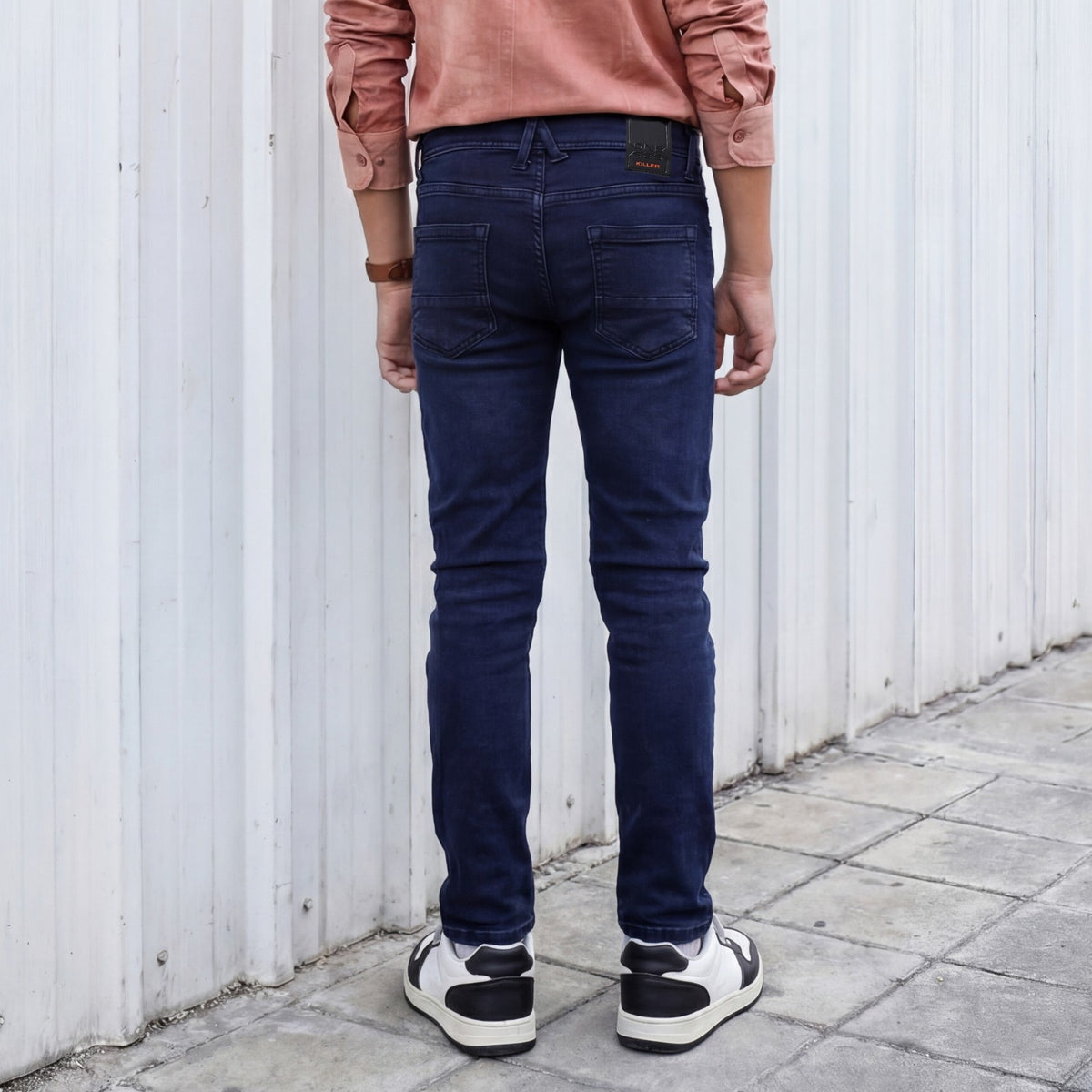 Kid's Blue Slim Fit Jeans