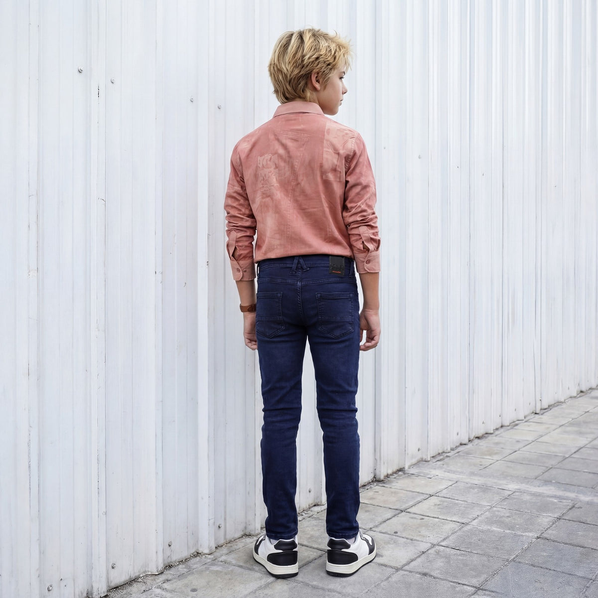 Kid's Blue Slim Fit Jeans