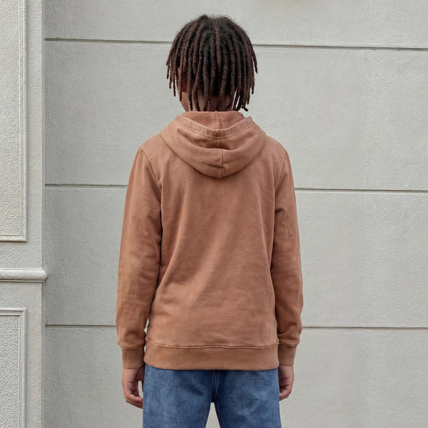 Kid's Brown Hooded Sweat Shirts