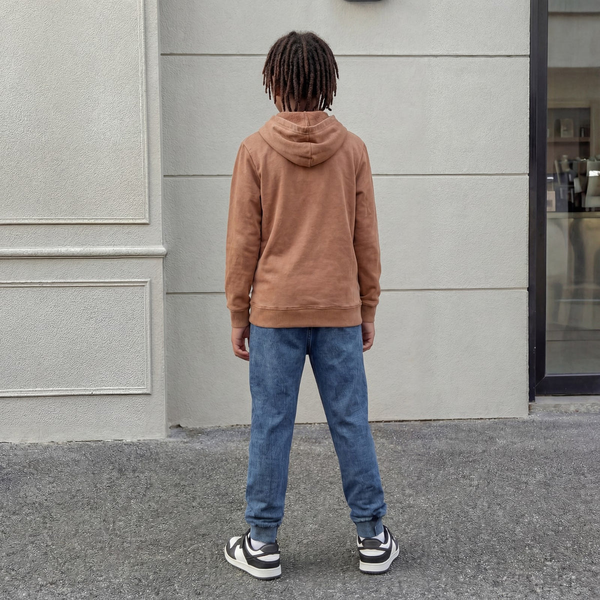 Kid's Brown Hooded Sweat Shirts