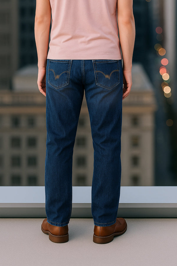 Straight Fit Dark Blue