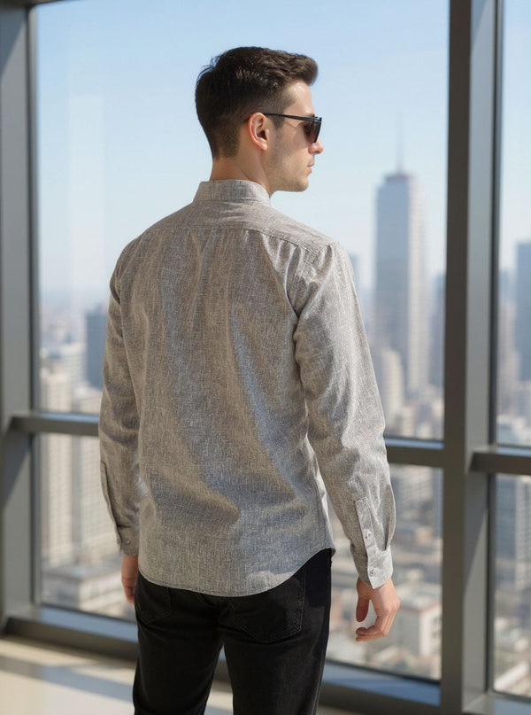 Full Sleeve Solid Light Grey