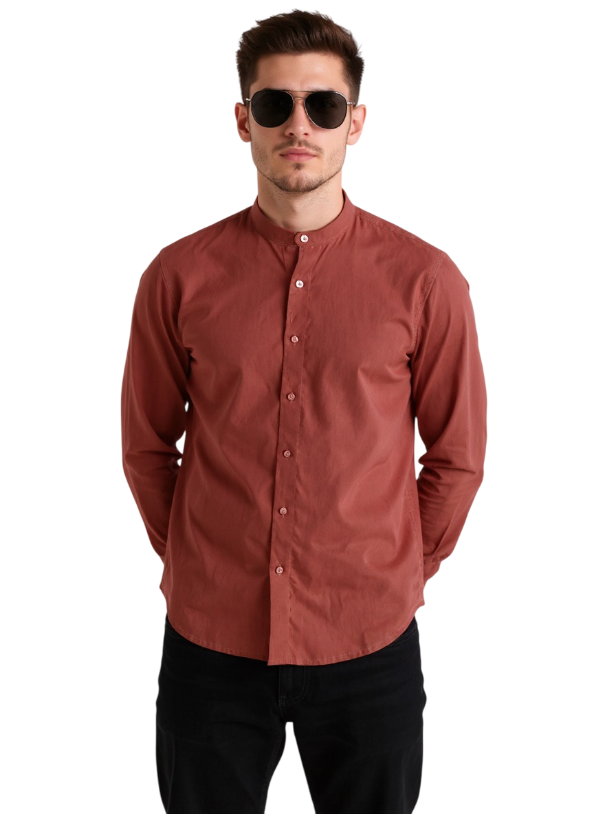 Full Sleeve Solid Tomato Red