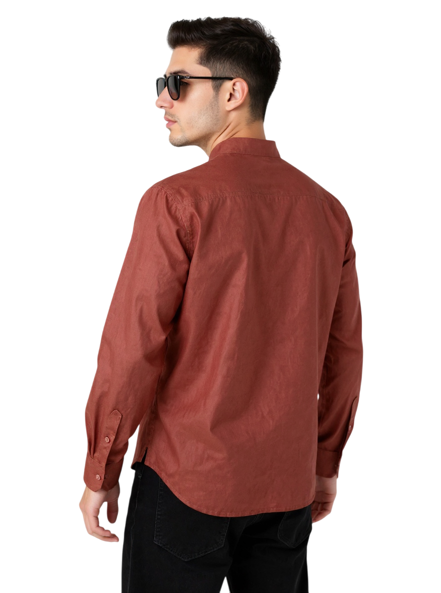 Full Sleeve Solid Tomato Red