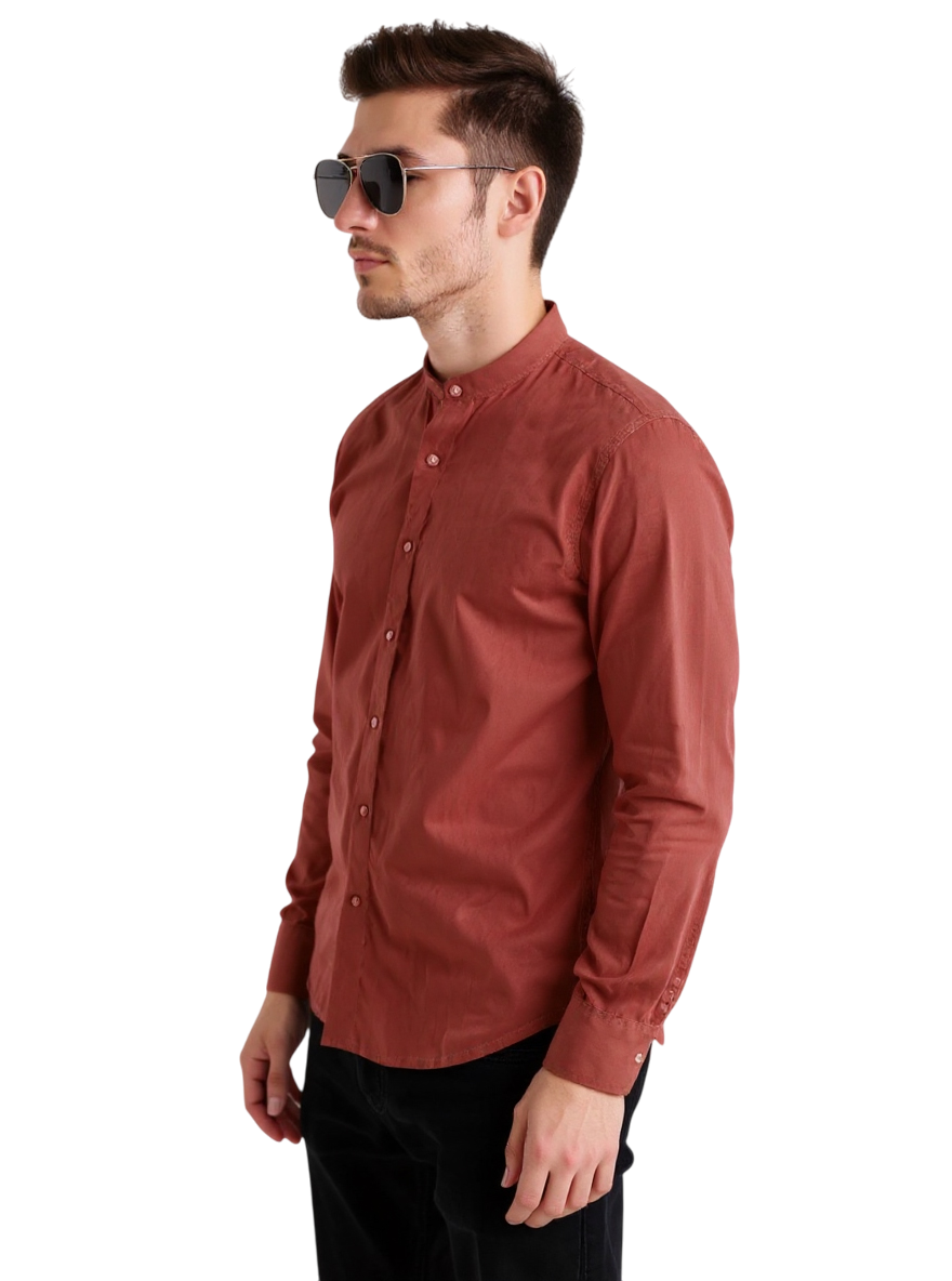 Full Sleeve Solid Tomato Red
