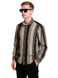 Full Sleeve Stripe Brown