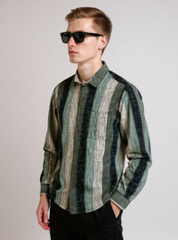 Full Sleeve Stripe Sage Green