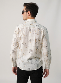 Full Sleeve Print White