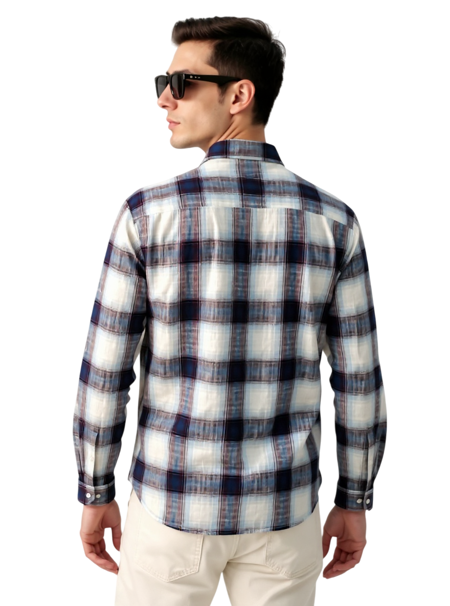 Full Sleeve Check Blue Multi